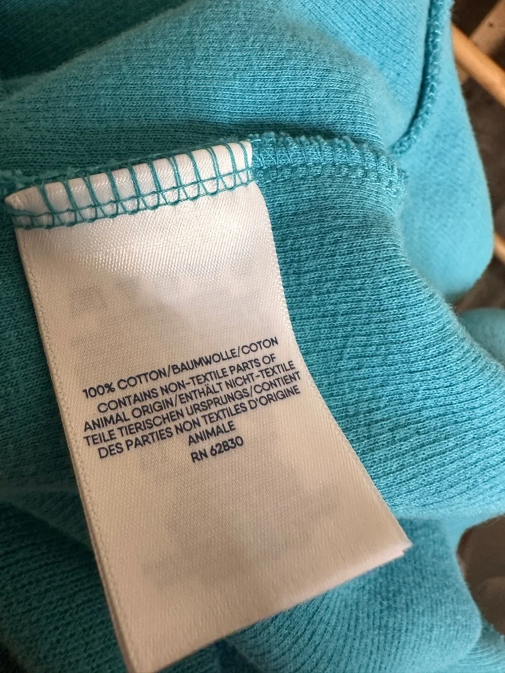 Lands' End Men's 1/4 Zip-Up Fleece Sweater - Teal Blue